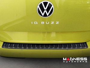 Volkswagen ID. Buzz Rear Bumper Sill Cover - Stainless Steel - Dark Brushed Finish Volkswagen ID. Buzz Rear Bumper Sill Cover - Stainless Steel - Dark Brushed Finish